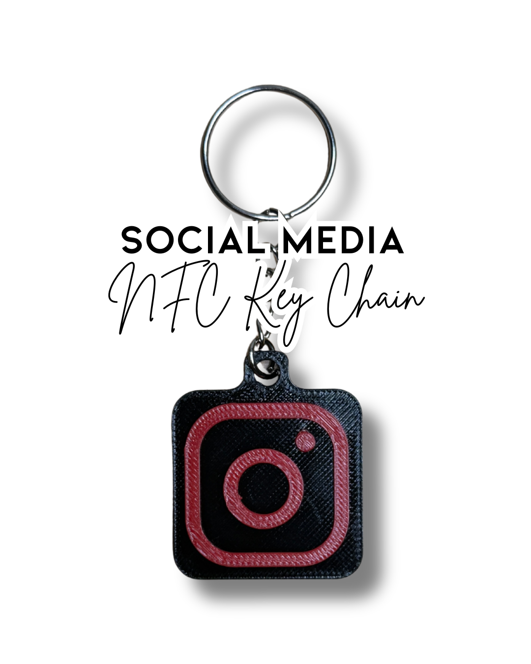 Bulk Social Media Keychains