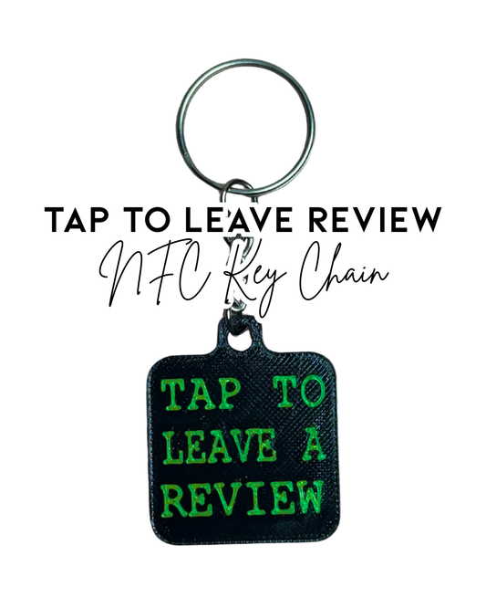 Tap for Leave Reviews Keychain